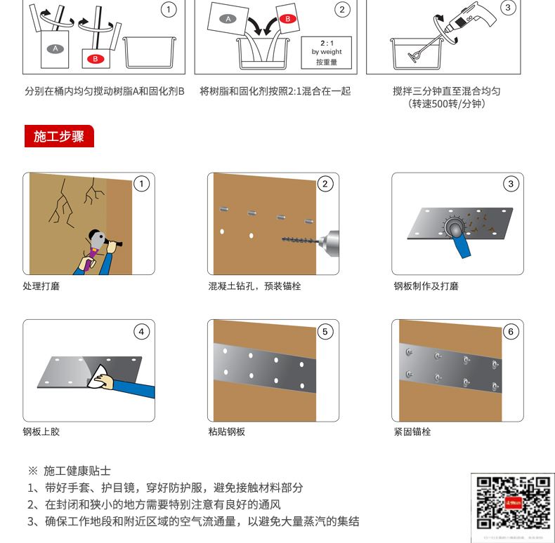 包钢钟祥粘钢加固施工过程